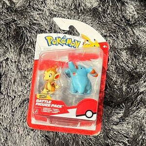 Pokemon Battle Figure Pack - Red and Blue